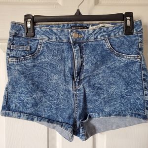 Distressed Jean Shorts